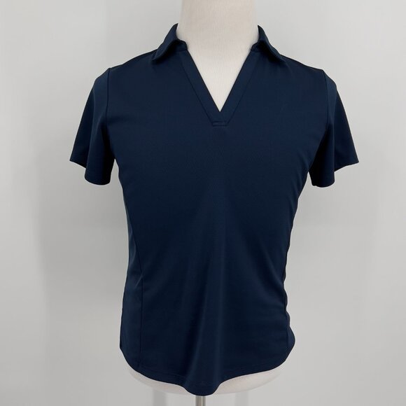 Share Lady Hagen Women’s Golf Pullover Top Navy Blue Medium Polyester Athletic - Picture 1 of 5